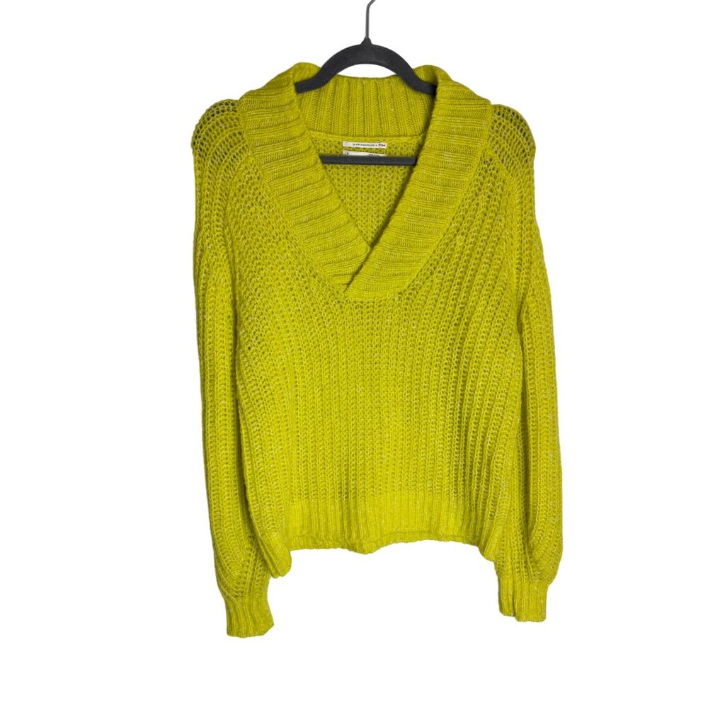 ANTHROPOLOGIE Honore Ribbed Sweater-sz Small - Picture 3 of 9